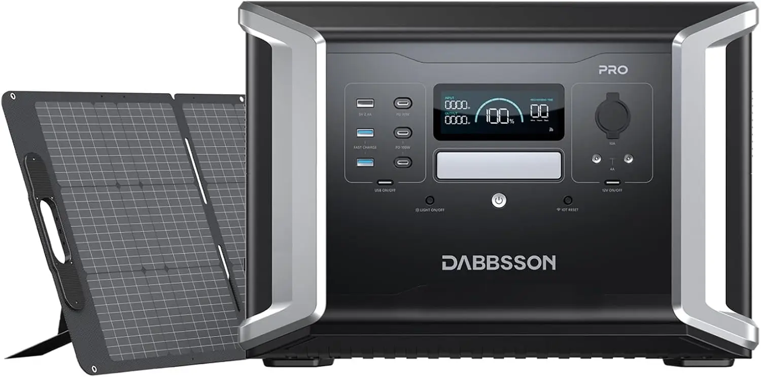 Dabbsson DBS1400 Pro mit faltbarem Solarpanel